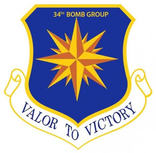 USAAF 34 bomb group logo full size